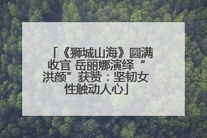 《狮城山海》圆满收官 岳丽娜演绎“洪颜”获赞：坚韧女性触动人心