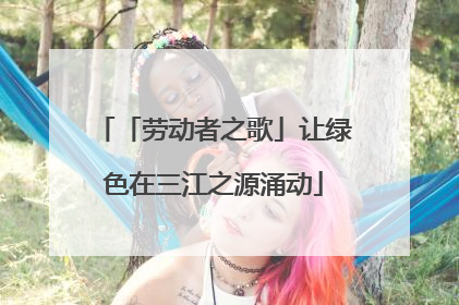 「劳动者之歌」让绿色在三江之源涌动