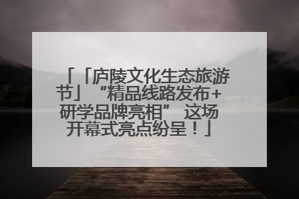 「庐陵文化生态旅游节」“精品线路发布+研学品牌亮相” 这场开幕式亮点纷呈！