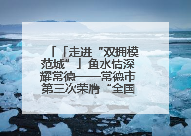 「走进“双拥模范城”」鱼水情深耀常德——常德市第三次荣膺“全国双拥模范城”