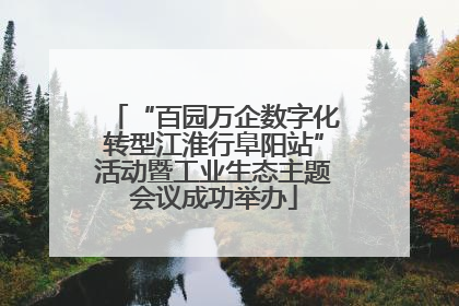“百园万企数字化转型江淮行阜阳站”活动暨工业生态主题会议成功举办