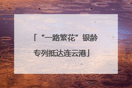 “一路繁花”银龄专列抵达连云港