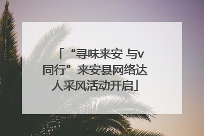 “寻味来安 与v同行”来安县网络达人采风活动开启