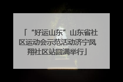 “好运山东”山东省社区运动会示范活动济宁凤翔社区站圆满举行
