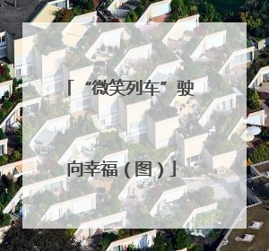 “微笑列车”驶向幸福（图）