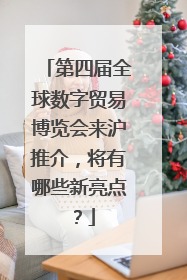第四届全球数字贸易博览会来沪推介，将有哪些新亮点？