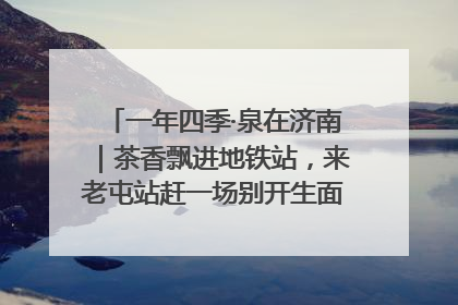 一年四季·泉在济南｜茶香飘进地铁站，来老屯站赶一场别开生面的“茶韵市集”！