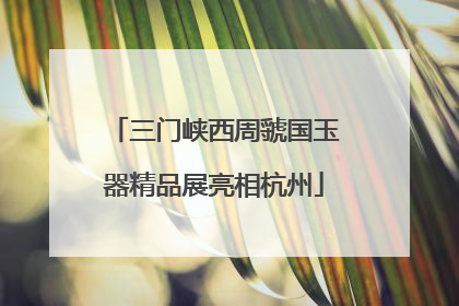 三门峡西周虢国玉器精品展亮相杭州