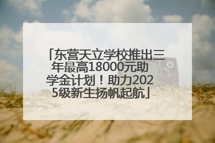 东营天立学校推出三年最高18000元助学金计划！助力2025级新生扬帆起航