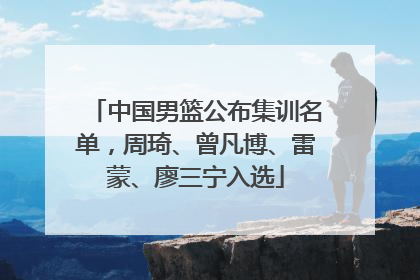 中国男篮公布集训名单，周琦、曾凡博、雷蒙、廖三宁入选