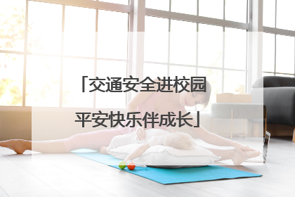 交通安全进校园 平安快乐伴成长