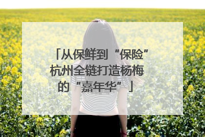 从保鲜到“保险” 杭州全链打造杨梅的“嘉年华”
