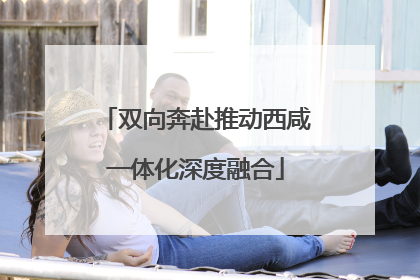 双向奔赴推动西咸一体化深度融合