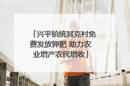 兴平镇统其克村免费发放钾肥 助力农业增产农民增收
