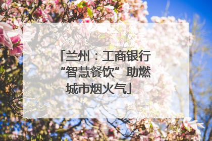 兰州：工商银行“智慧餐饮”助燃城市烟火气
