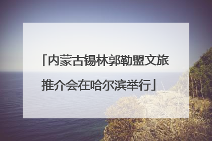 内蒙古锡林郭勒盟文旅推介会在哈尔滨举行
