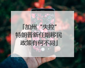 加州“失控” 特朗普新任期移民政策有何不同