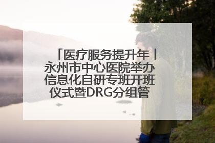 医疗服务提升年丨永州市中心医院举办信息化自研专班开班仪式暨DRG分组管理系统上线培训会