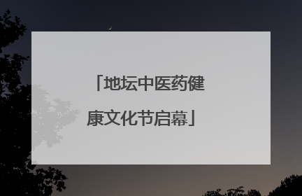 地坛中医药健康文化节启幕
