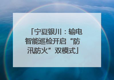 宁夏银川：输电智能巡检开启“防汛防火”双模式