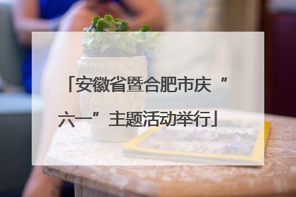 安徽省暨合肥市庆“六一”主题活动举行