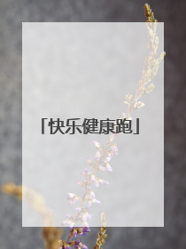 快乐健康跑