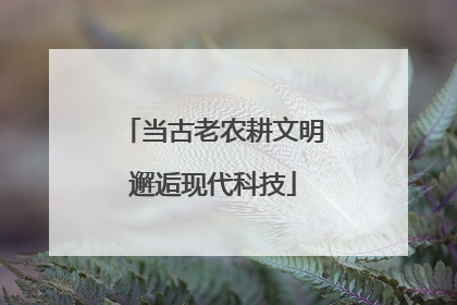 当古老农耕文明邂逅现代科技