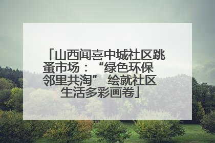 山西闻喜中城社区跳蚤市场：“绿色环保 邻里共淘” 绘就社区生活多彩画卷
