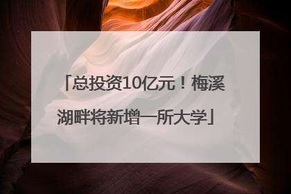 总投资10亿元！梅溪湖畔将新增一所大学