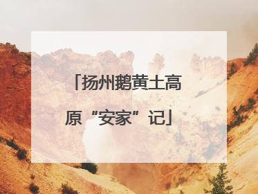 扬州鹅黄土高原“安家”记