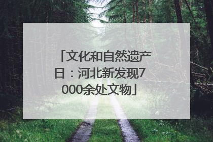 文化和自然遗产日：河北新发现7000余处文物