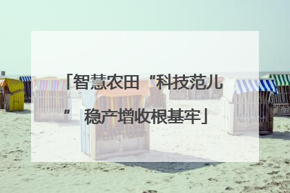 智慧农田“科技范儿” 稳产增收根基牢