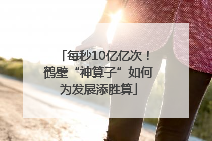 每秒10亿亿次！鹤壁“神算子”如何为发展添胜算