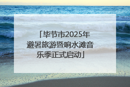 毕节市2025年避暑旅游暨响水滩音乐季正式启动