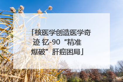 核医学创造医学奇迹 钇-90“精准爆破”肝癌困局