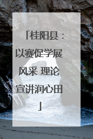 桂阳县：以赛促学展风采 理论宣讲润心田