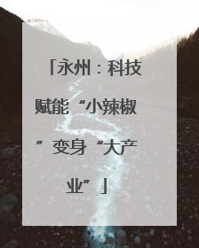 永州：科技赋能“小辣椒”变身“大产业”