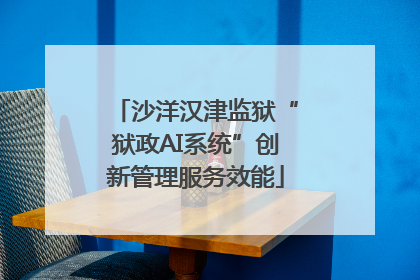 沙洋汉津监狱“狱政AI系统”创新管理服务效能
