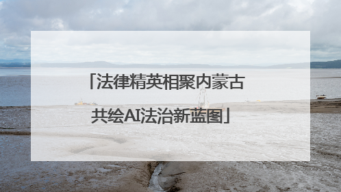 法律精英相聚内蒙古 共绘AI法治新蓝图