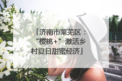 济南市莱芜区：“樱桃+”激活乡村夏日甜蜜经济