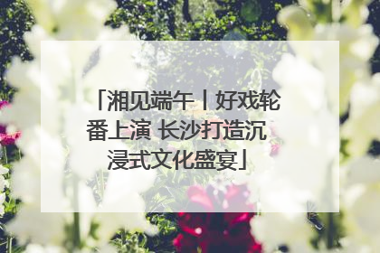 湘见端午丨好戏轮番上演 长沙打造沉浸式文化盛宴