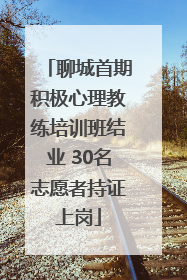 聊城首期积极心理教练培训班结业 30名志愿者持证上岗