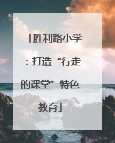 胜利路小学：打造“行走的课堂”特色教育