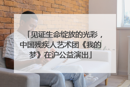 见证生命绽放的光彩，中国残疾人艺术团《我的梦》在沪公益演出