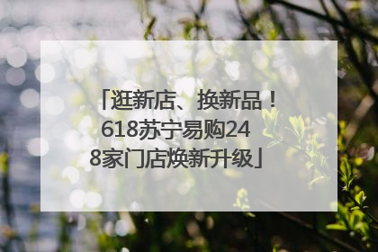 逛新店、换新品！618苏宁易购248家门店焕新升级