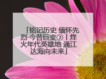 铭记历史 缅怀先烈·今昔巨变②丨烽火年代英雄地 通江达海向未来