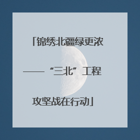 锦绣北疆绿更浓——“三北”工程攻坚战在行动