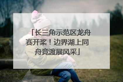长三角示范区龙舟赛开桨！边界湖上同舟竞渡展风采
