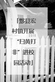 黟县宏村镇开展“扫黄打非”进校园活动