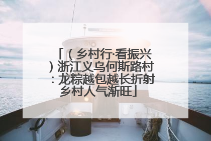 （乡村行·看振兴）浙江义乌何斯路村：龙粽越包越长折射乡村人气渐旺